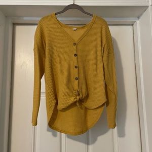 Waffle Knit Sweater